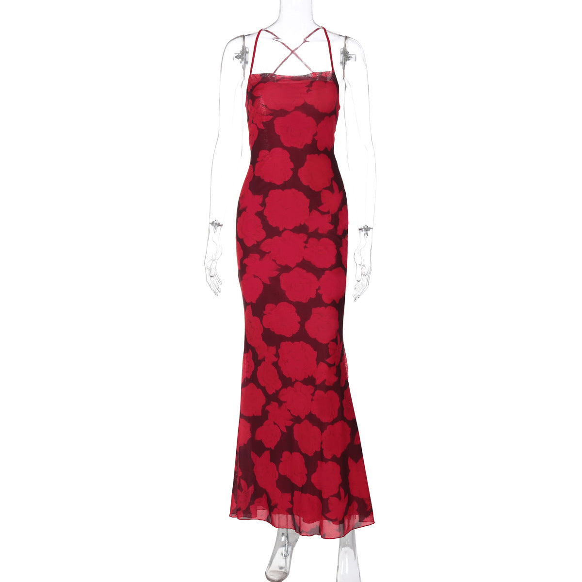 Frederick Maxi Dress Red