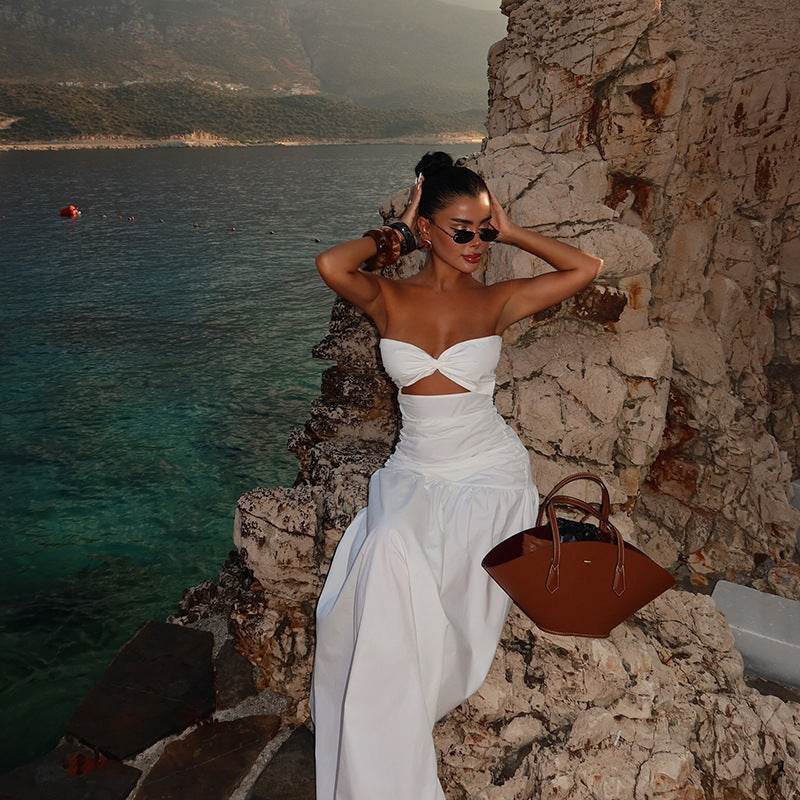 Cruz Maxi Dress White