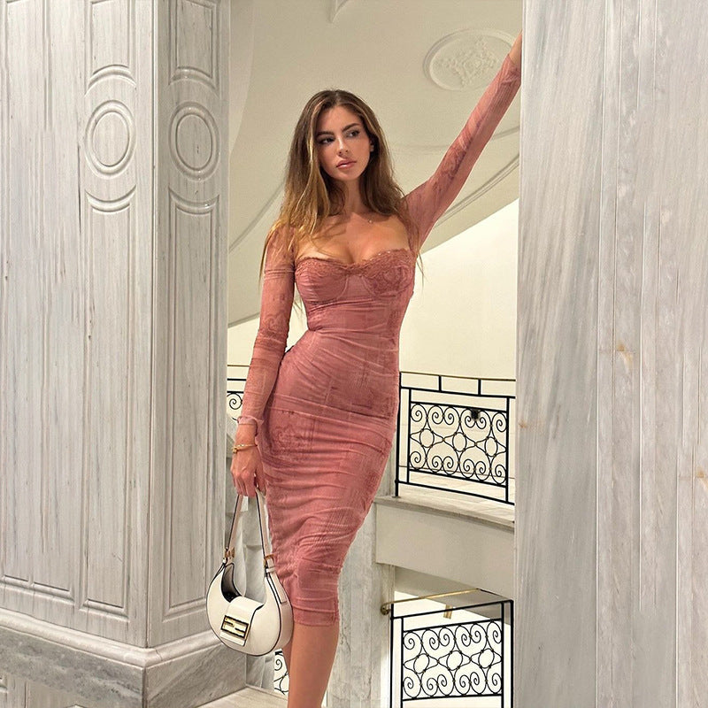 Date Night Dress Pink