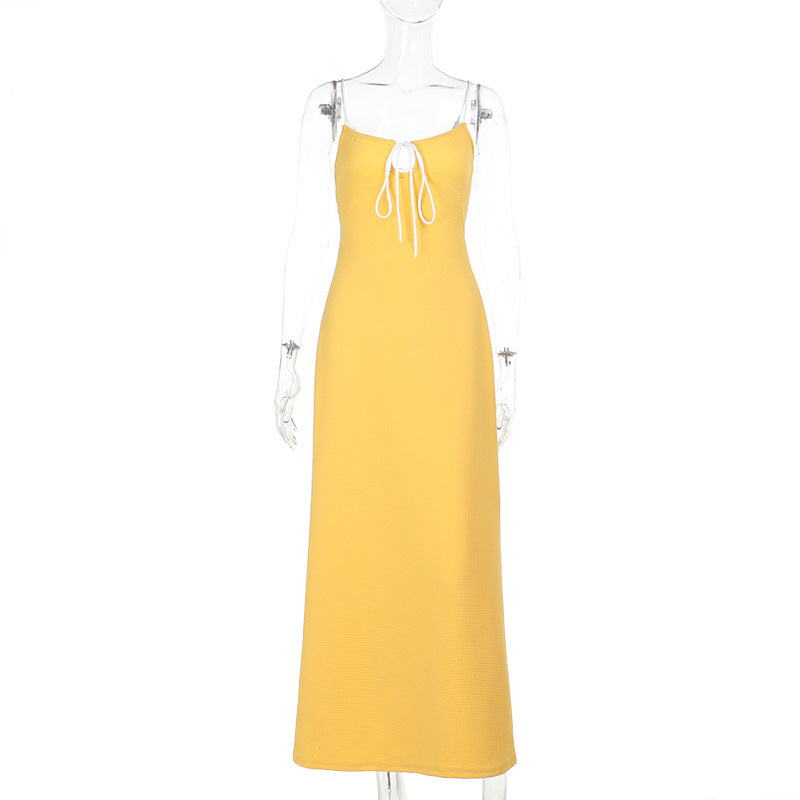 Angel Aura Maxi Dress Yellow