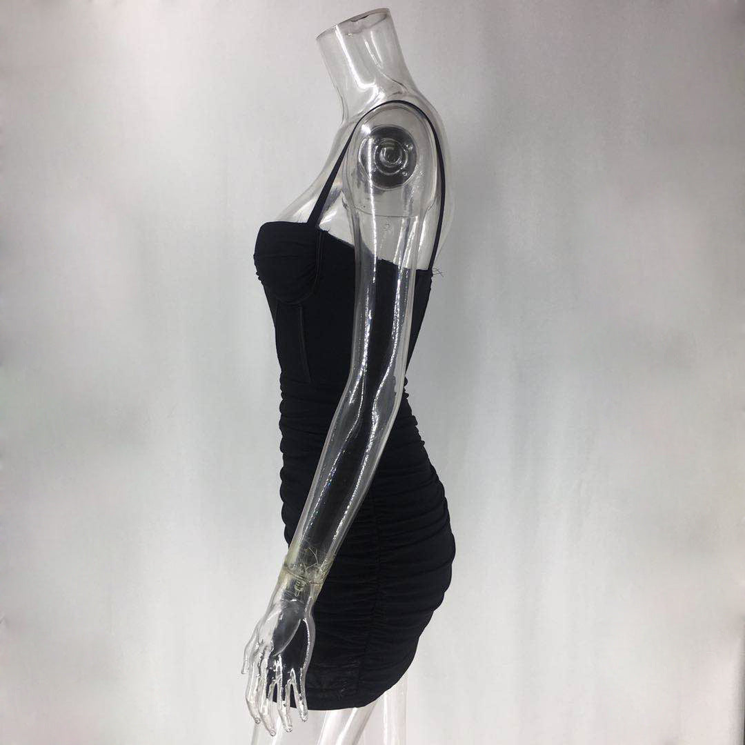 Cupid's Dream Mini Dress Black