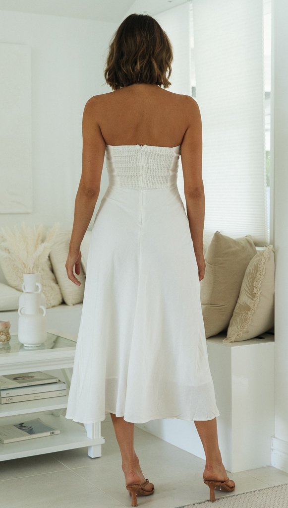 Calico Dress White