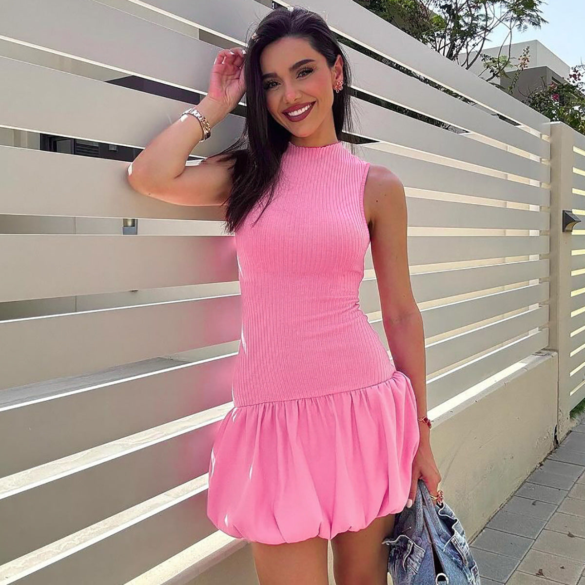 Bliss Mini Dress Pink