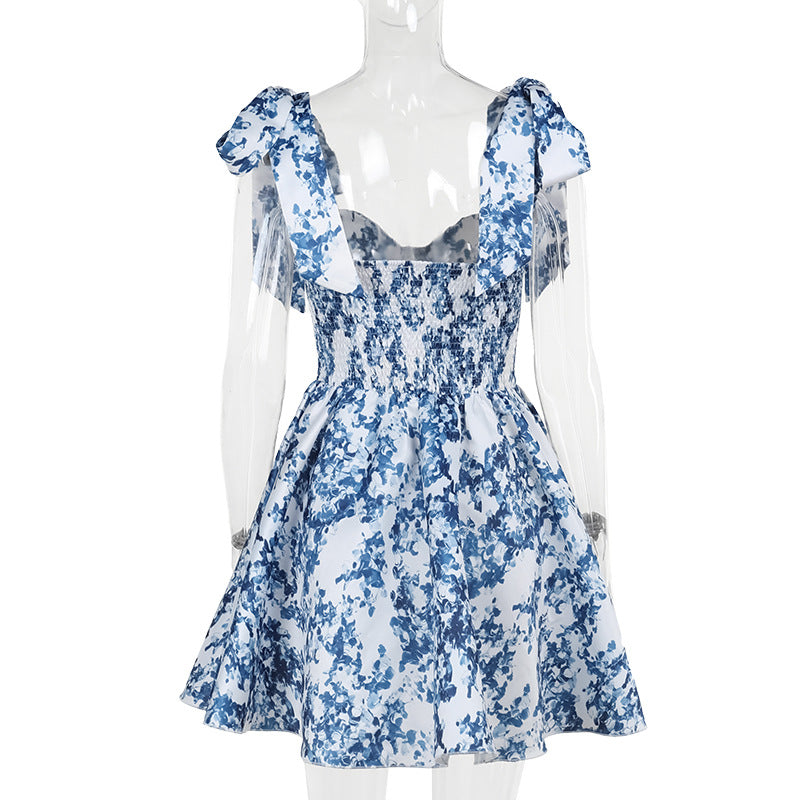 Sicily Mini Dress Blue