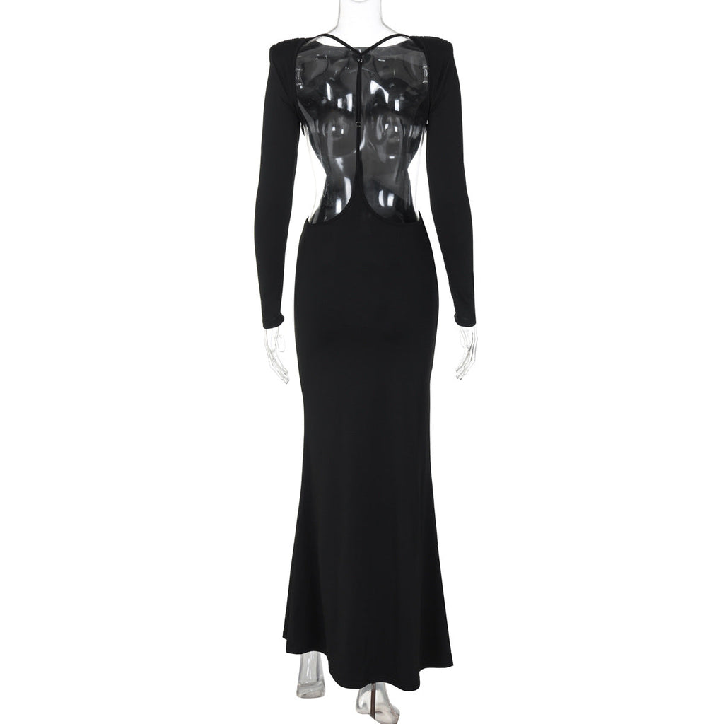 Gracing Date Bodycon Dress Black
