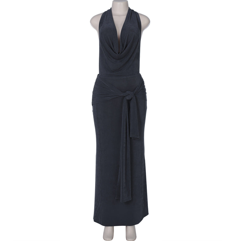 Angola Maxi Dress Grey