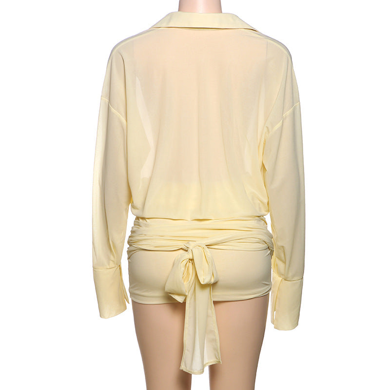 Lyon Mini Dress Yellow