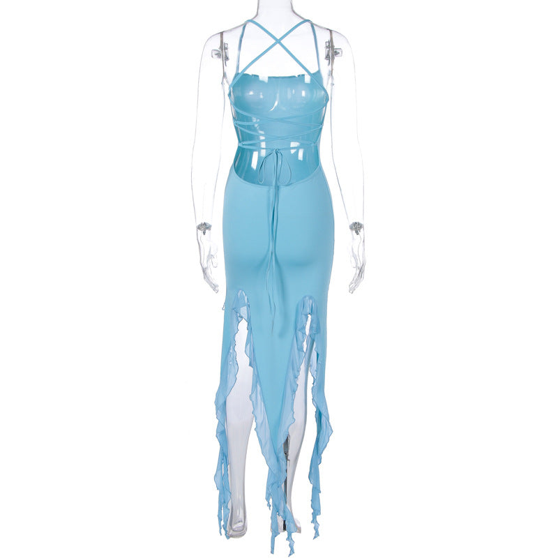Afia Dress Light Blue
