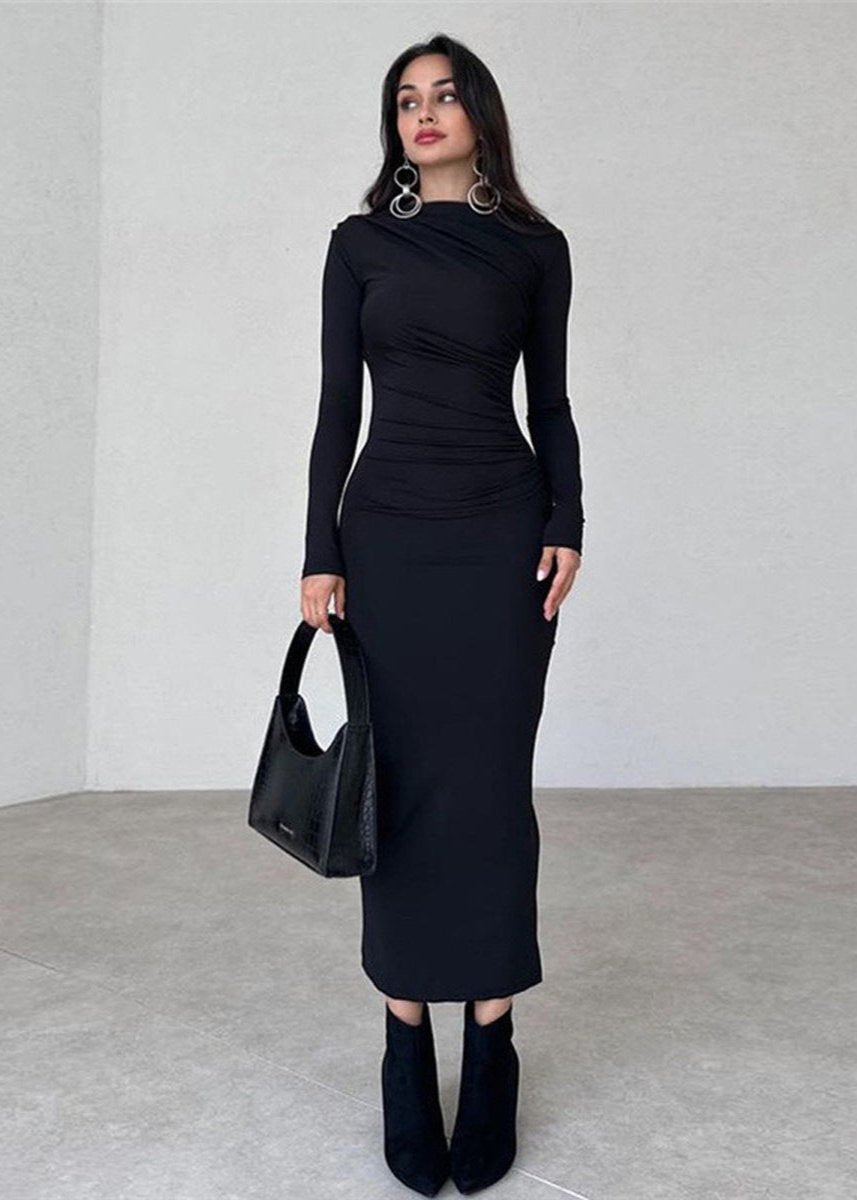 Luxe Slim Fit Elegant Long Sheath Dress for Women