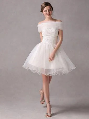 Ivory Organza Strapless A-line Wedding Dress Modern Bow Satin Court Train Sleeves Bridal Gown Princess White Bridal Gowns Vestido De Novia Satin Mermaid