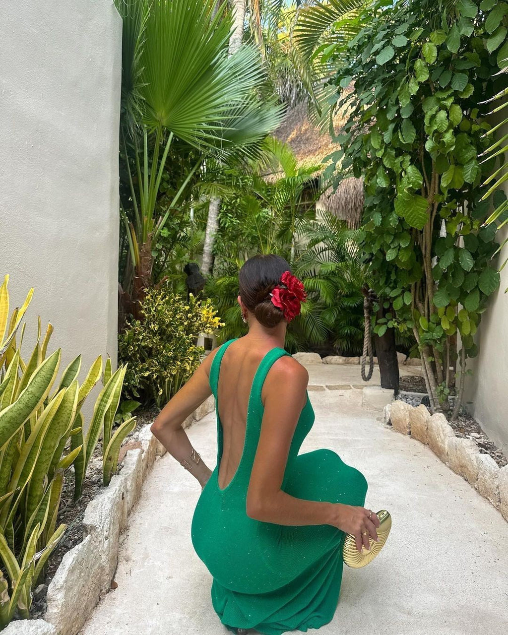Alfonso Maxi Dress Green