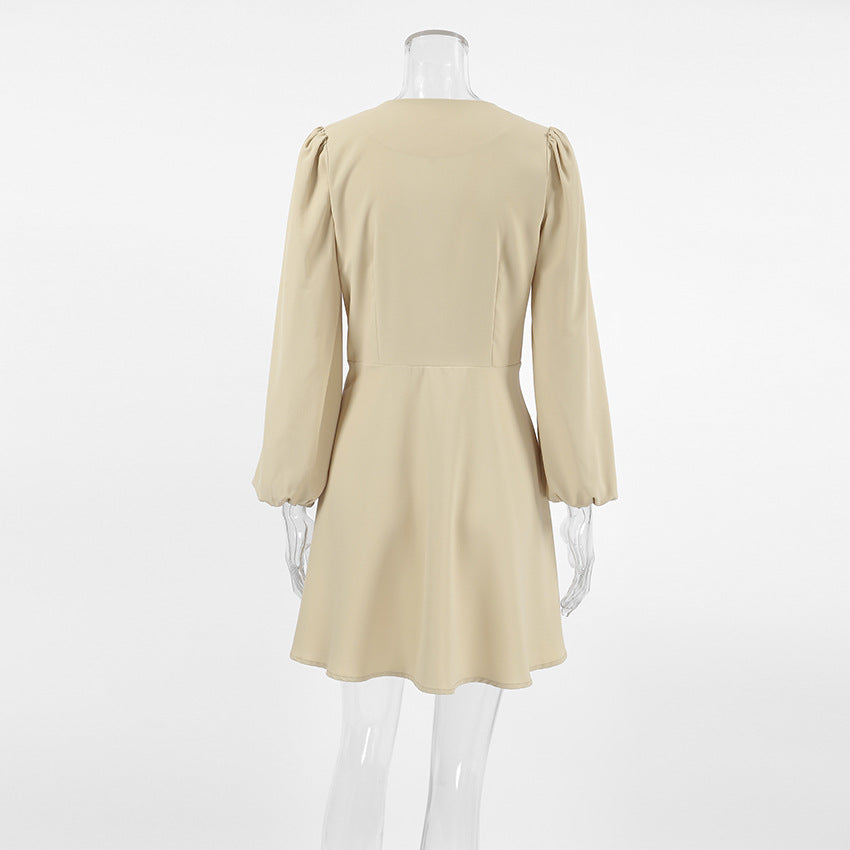 Like a Lady Mini Dress Khaki