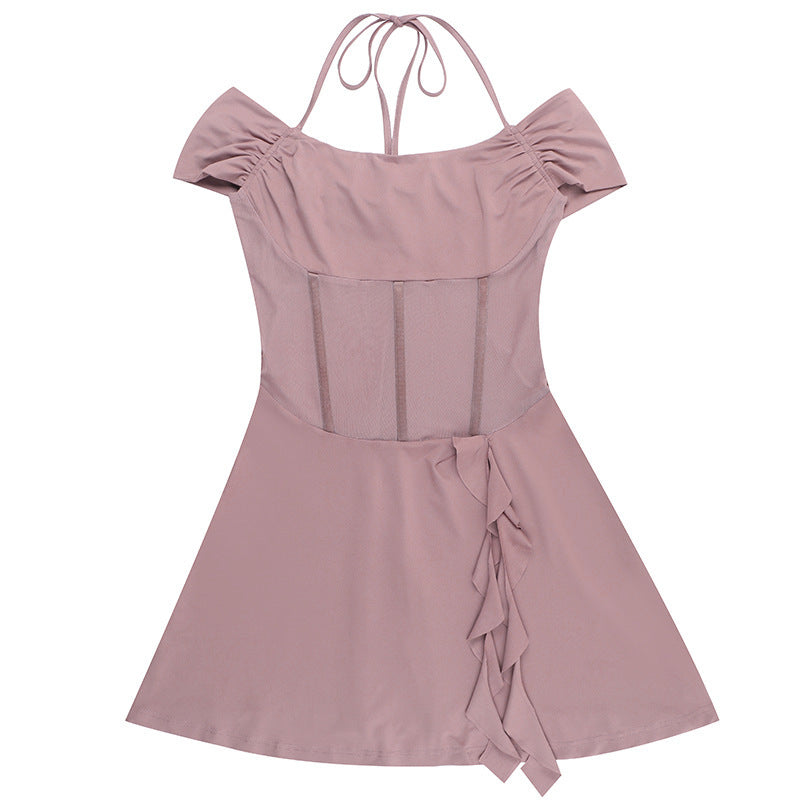 Galvin Mini Dress Khaki