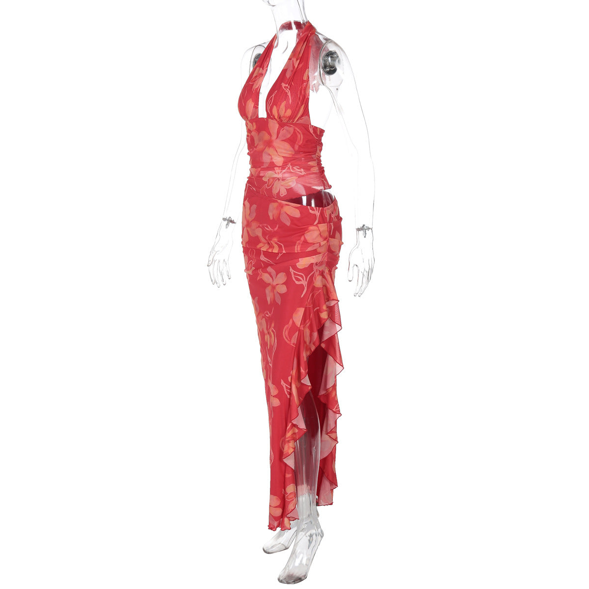Rebus Maxi Dress Red