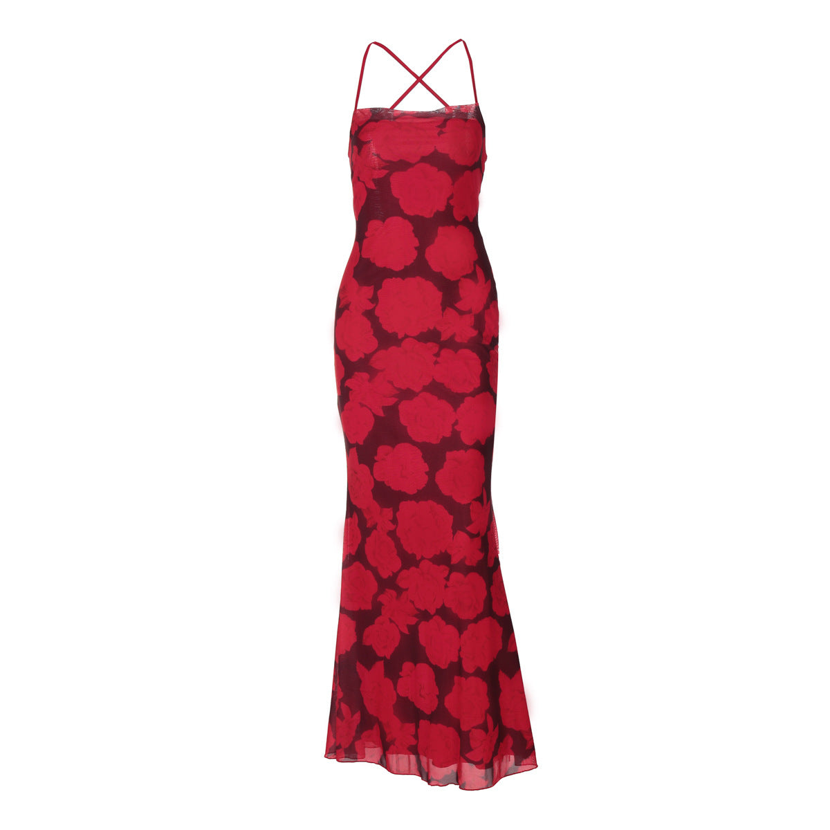 Frederick Maxi Dress Red