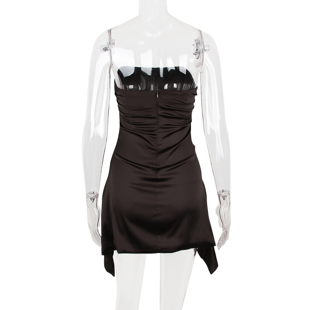 Cassio Mini Dress Brown