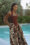 Rastie Midi Dress Matelo Print