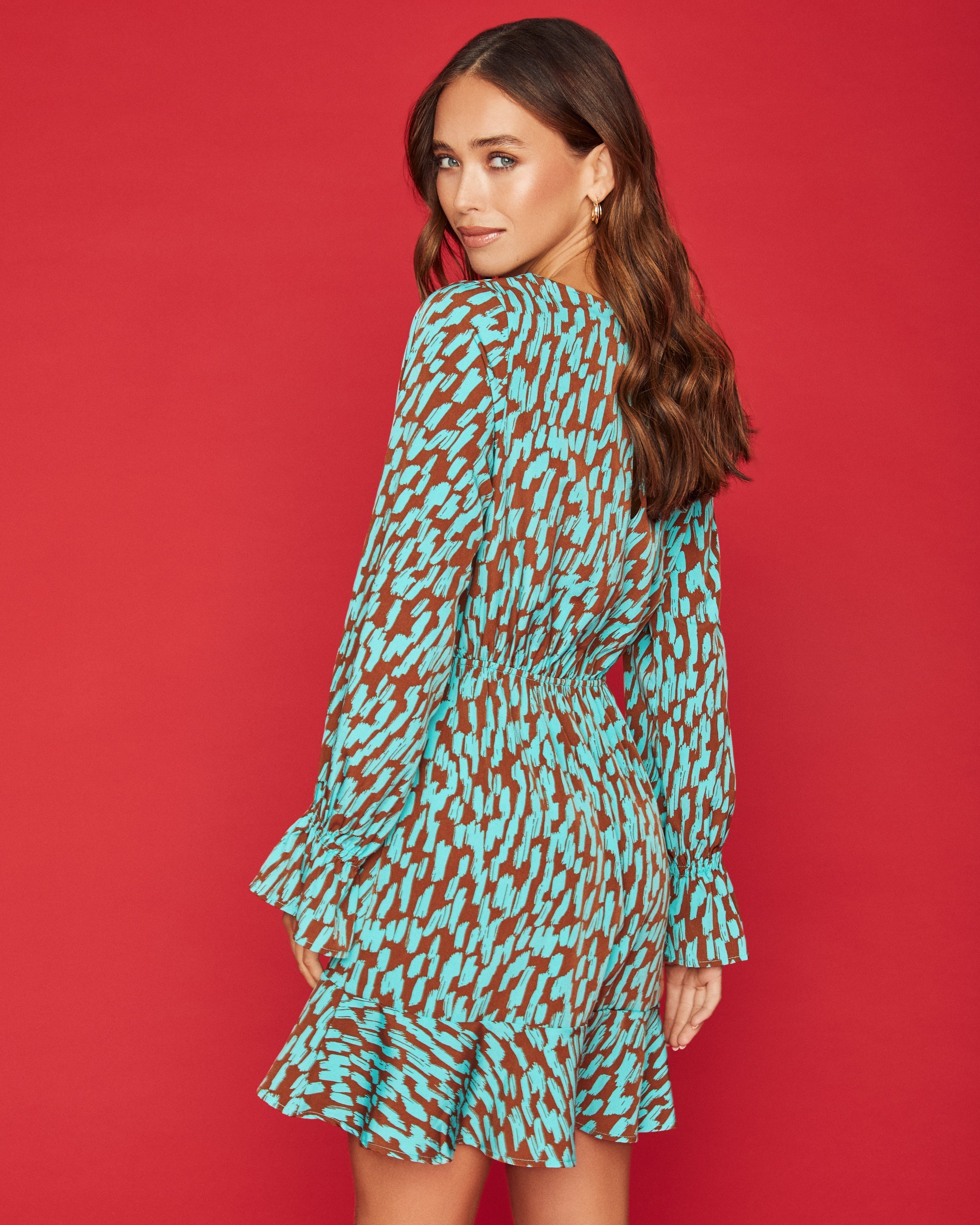 Aspyn Printed Ruffle Tie Dress FINAL