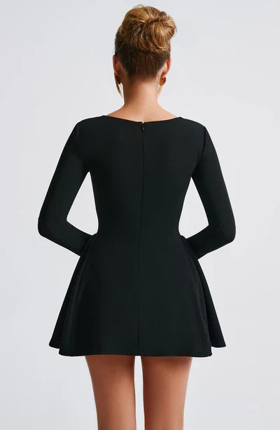 Nella Elegant Long Sleeve Mini Dress