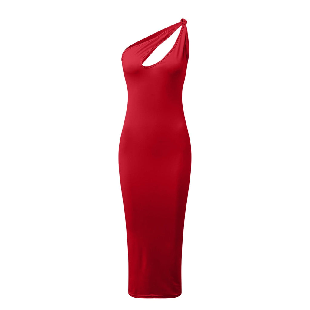 Women Summer Elegant Black Sleeveless Birthday Party Dress