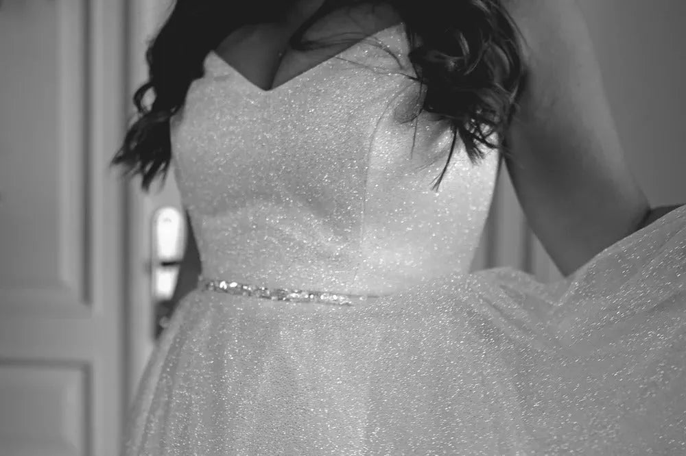 Plus-Size Shiny Wedding Dress Satin Mermaid Princess Bridal Gown Bow Vestido De Novia Simple Court Train Dress