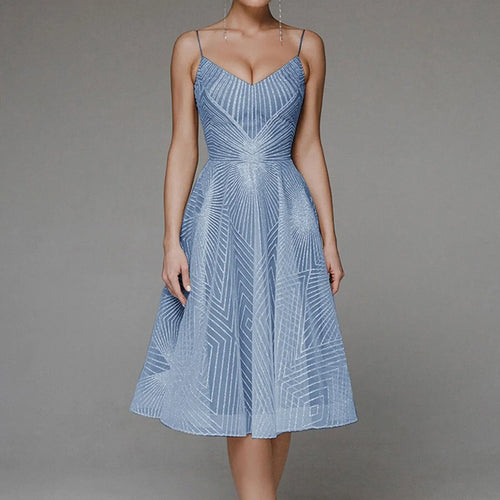 2024 Elegant Luxury Long Formal Party Midi Dress