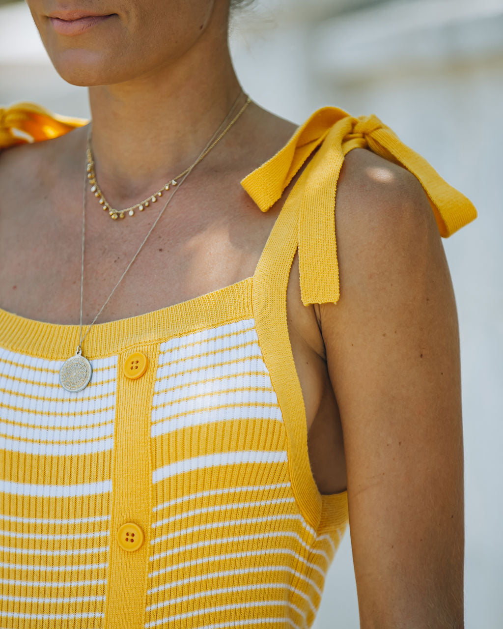 Ava Striped Knit Midi Dress FINAL