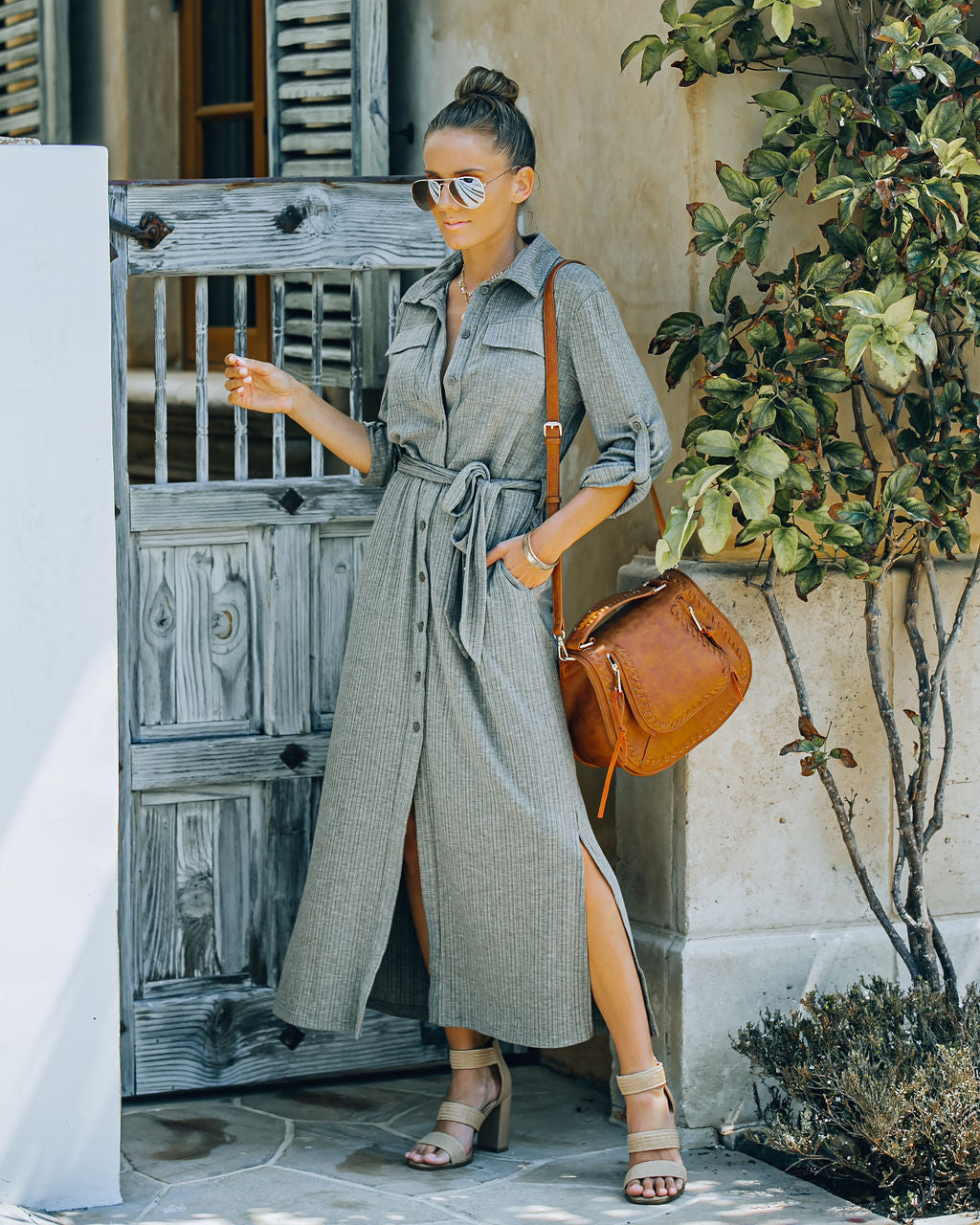 Arman Pocketed Ribbed Knit Maxi Dress FINAL