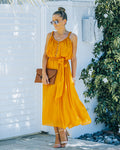 Sacred Lotus Braided Midi Dress
