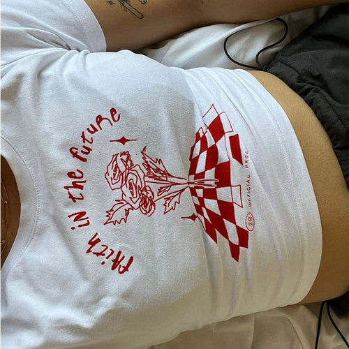 2024 Causal ShortSleeved Y2K Baby Tee for Women
