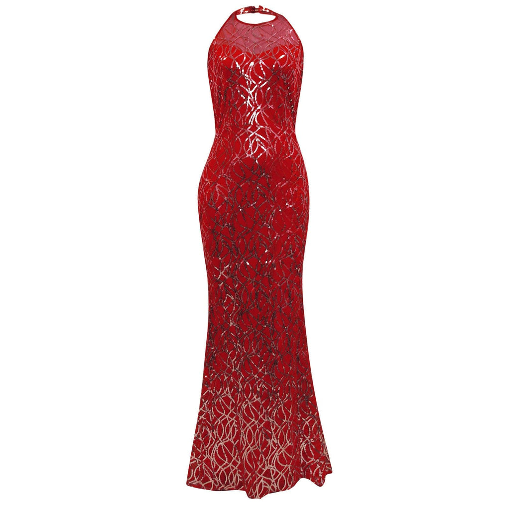 Fashion Halter Neck Prom Dresses