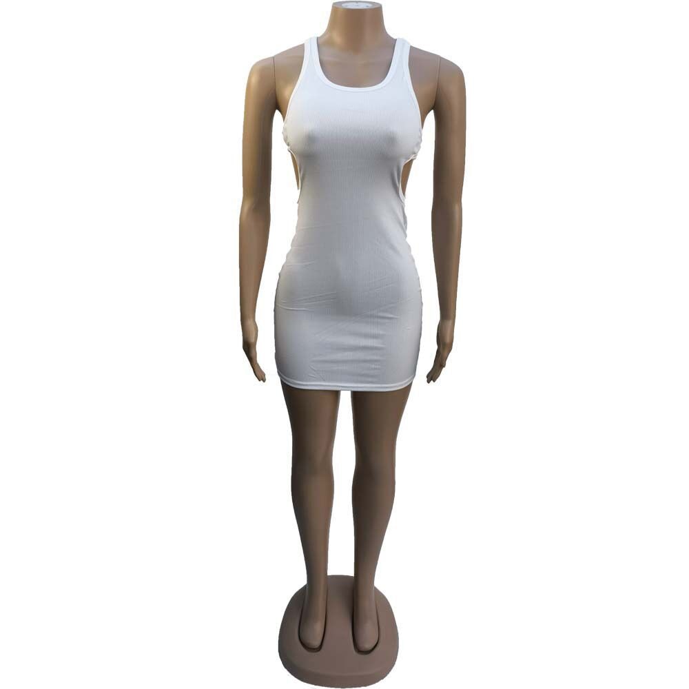 Mini Dress Summer Plain White Black T Shirt Dresses For Women