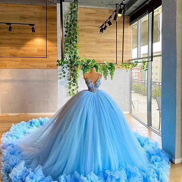 Customized  Tulle Ruffles Party Evening Dresses Purple Navy Blue Formal Prom Dress Gown Women Plus Size robe de soiree