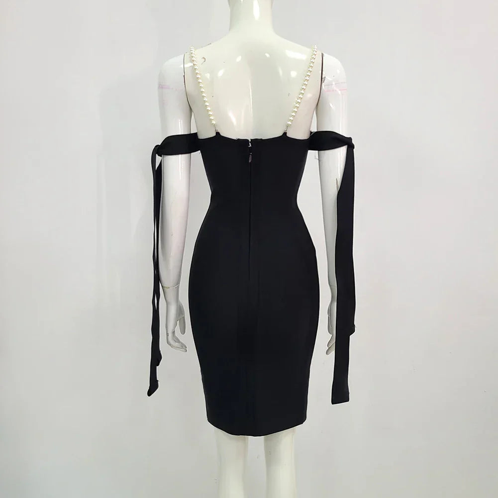 Women's Summer Style Ladies HL Bandage Dress Strap Fashion Sexy Bodycon Mini Dress Evening Party Dress Vestido