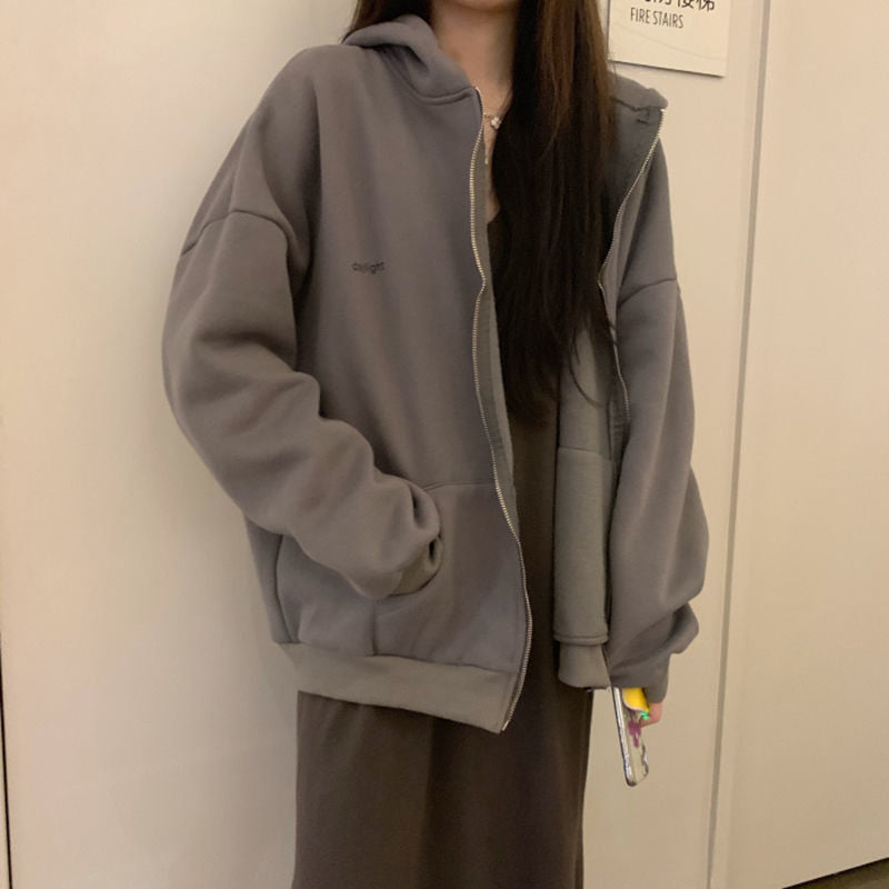 Hip Hop Zip Up Vintage Star Hoodie