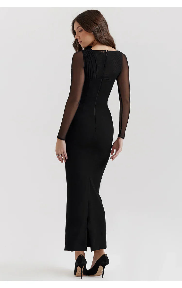 Davina Midi Dress Black
