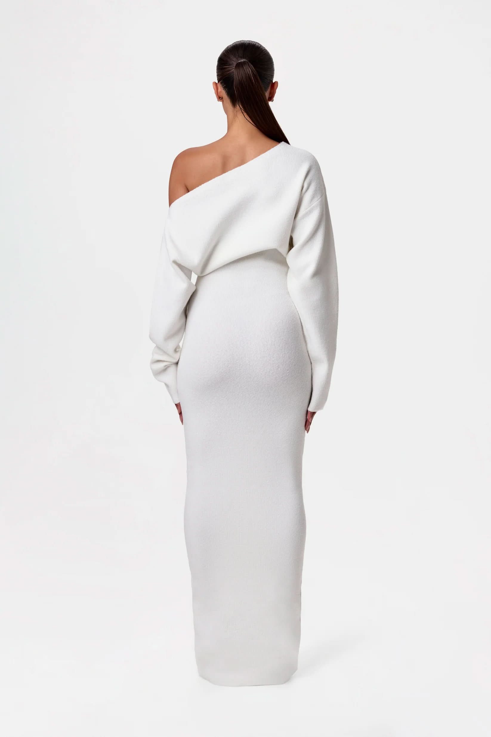 Serena Off Shoulder Knit Dress