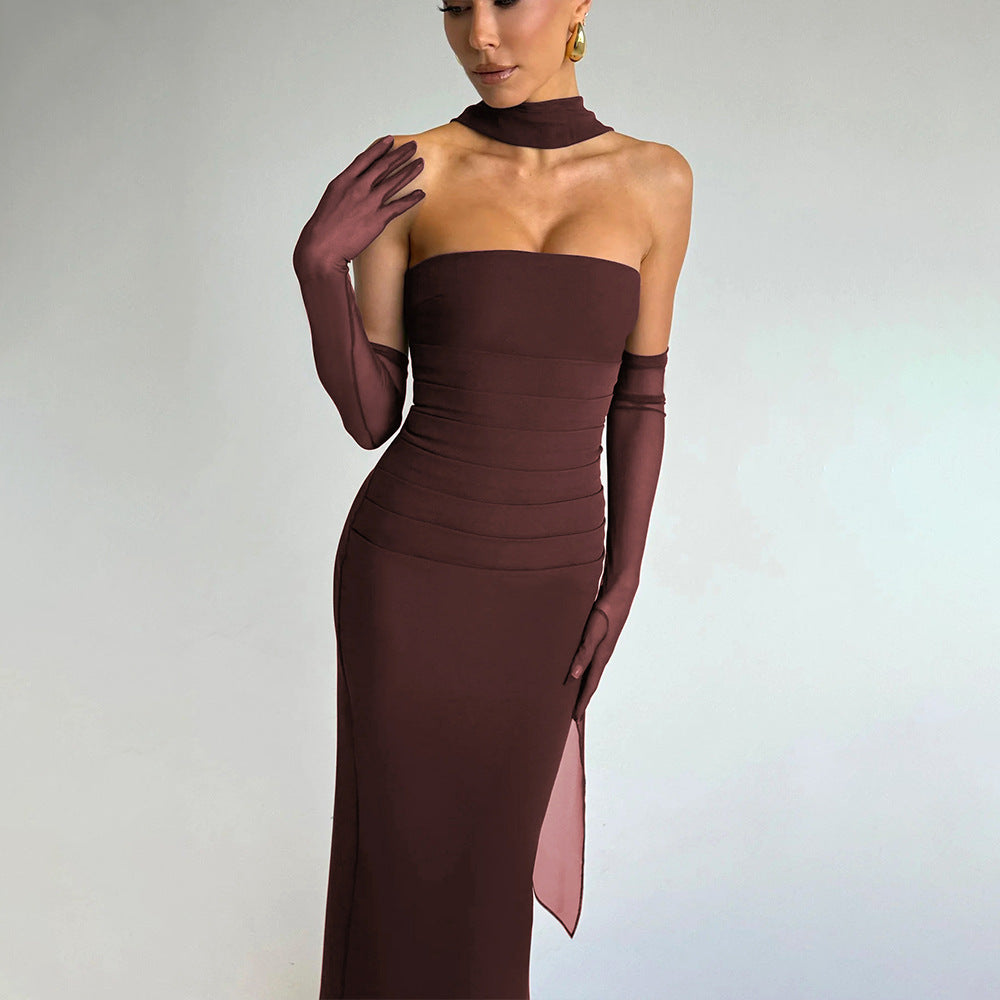 Amour Maxi Dress Brown