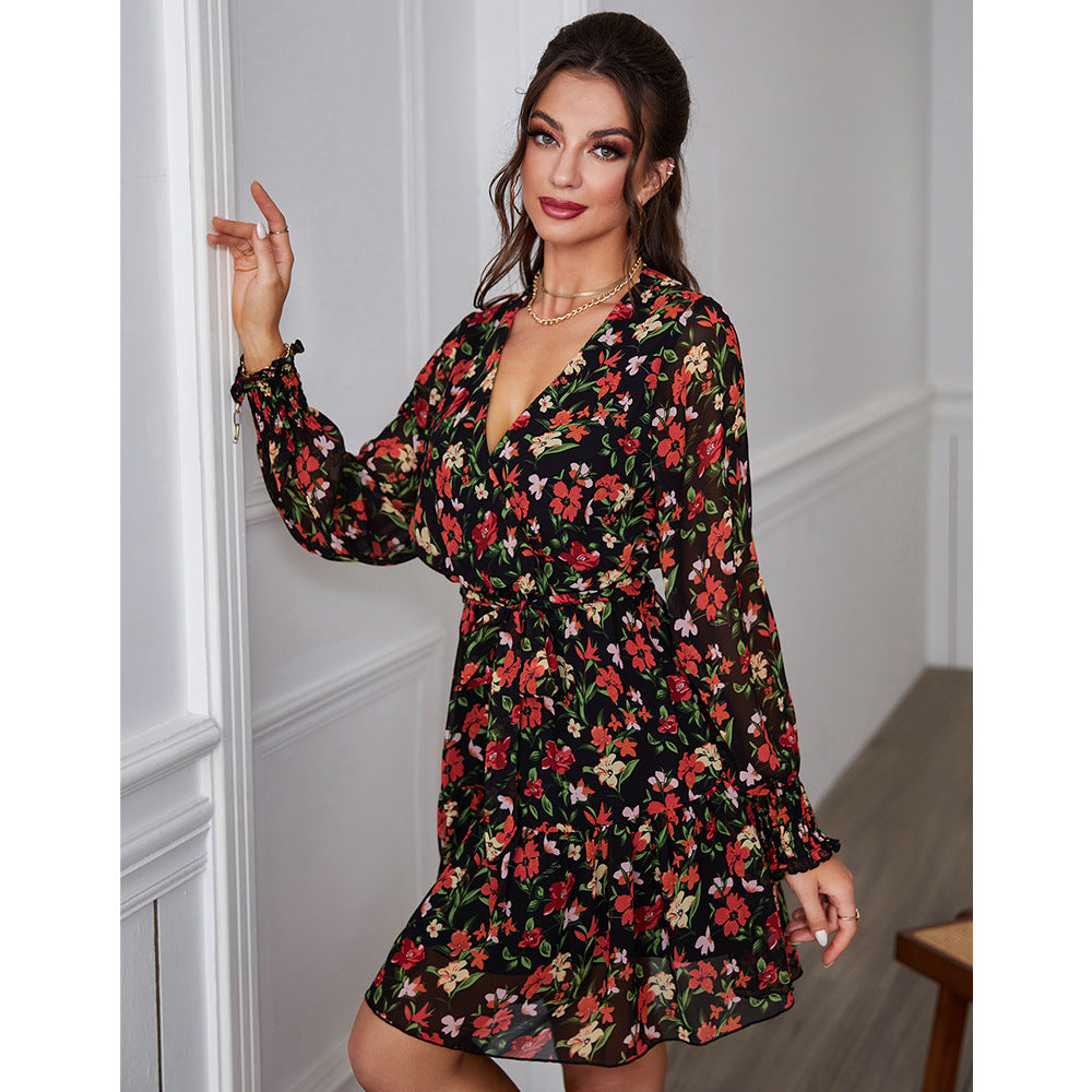 Bash Floral Tiered Babydoll Dress FINAL
