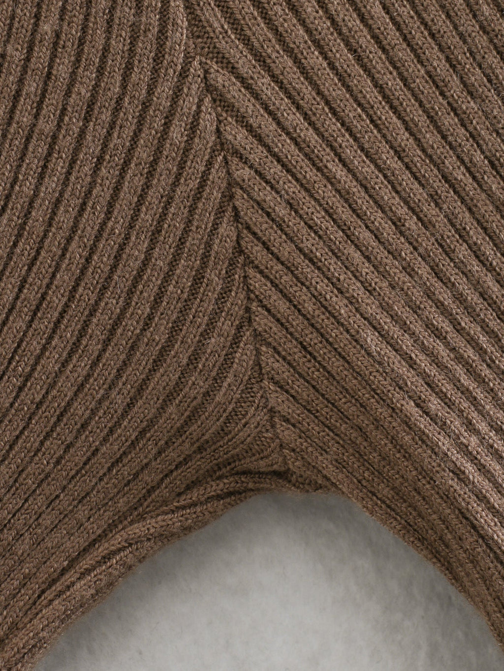 Caleb Ribbed Knit Midi Dress Caramel FINAL