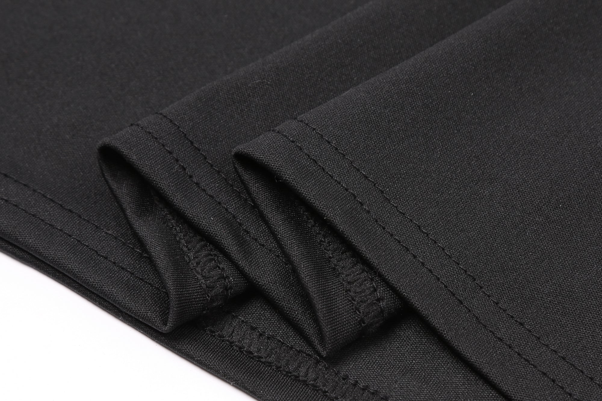 Carmina Statement Sleeve Bodycon Dress Black FINAL