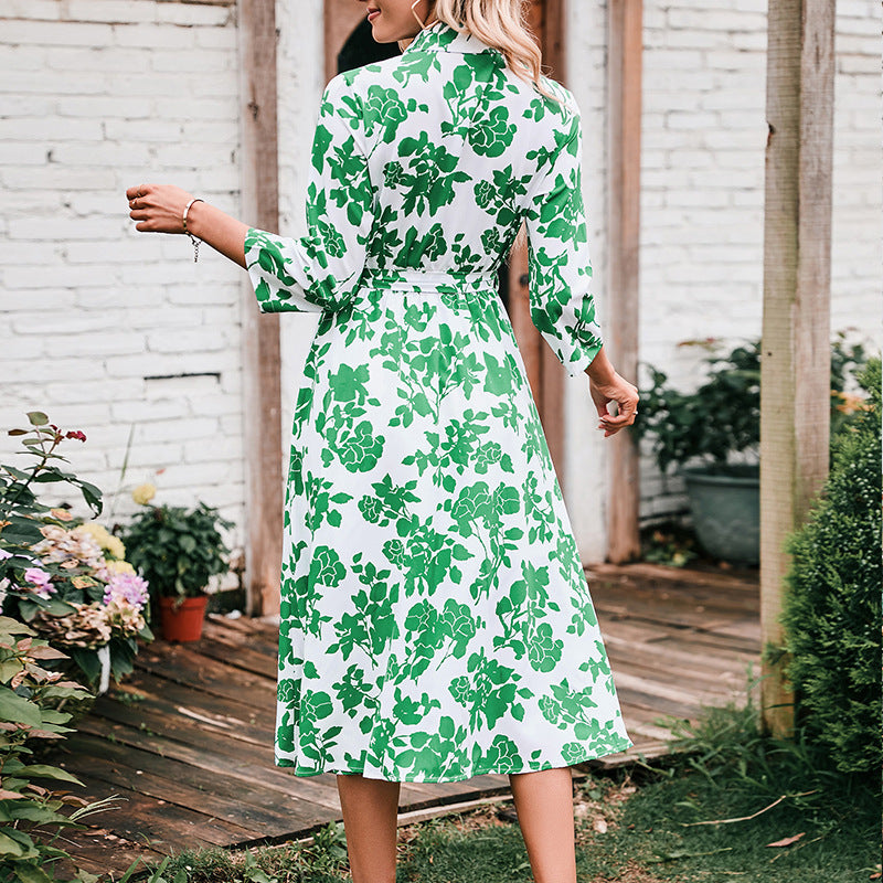 Sedra Paisley Boho Maxi Dress Green