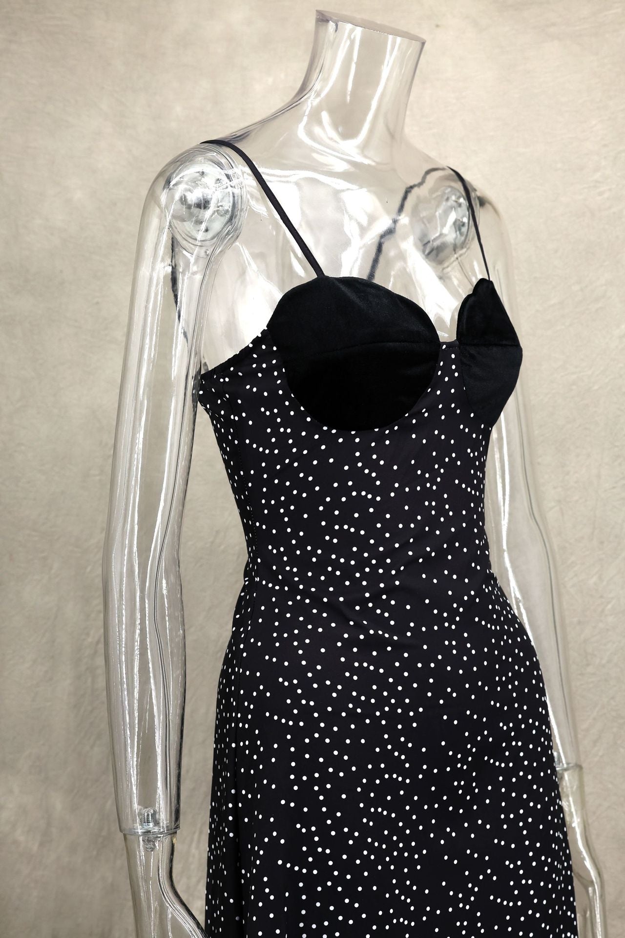 Inkwave Midi Dress Black