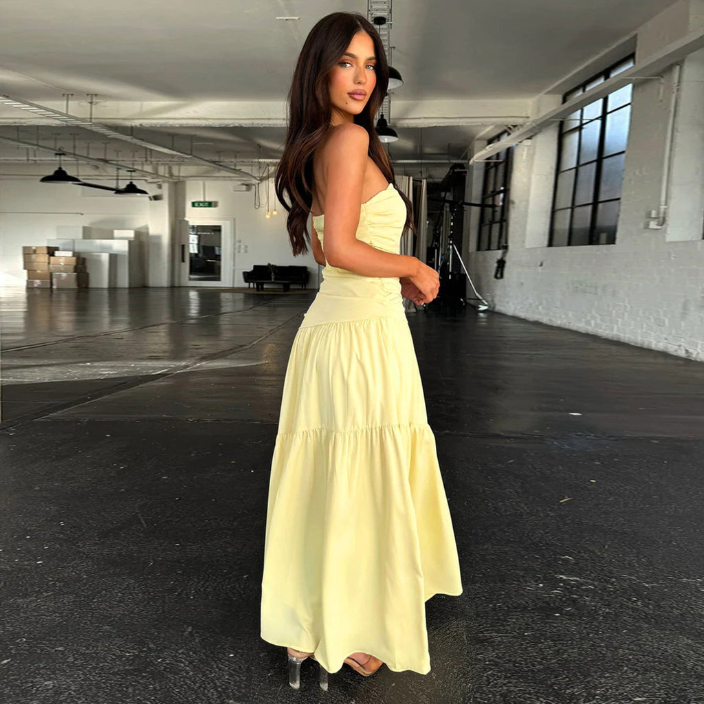 Conklin Maxi Dress Yellow