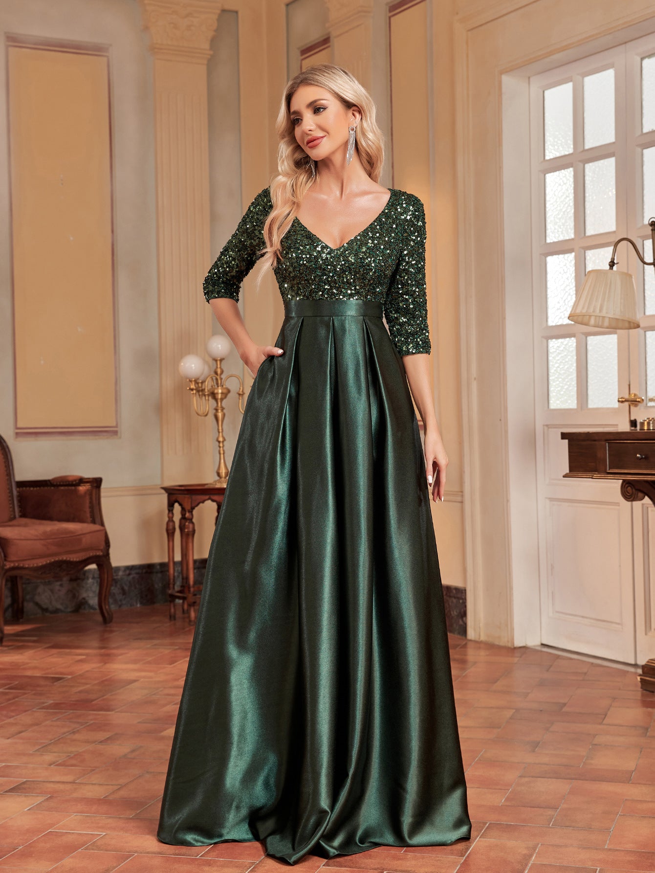 blackish green