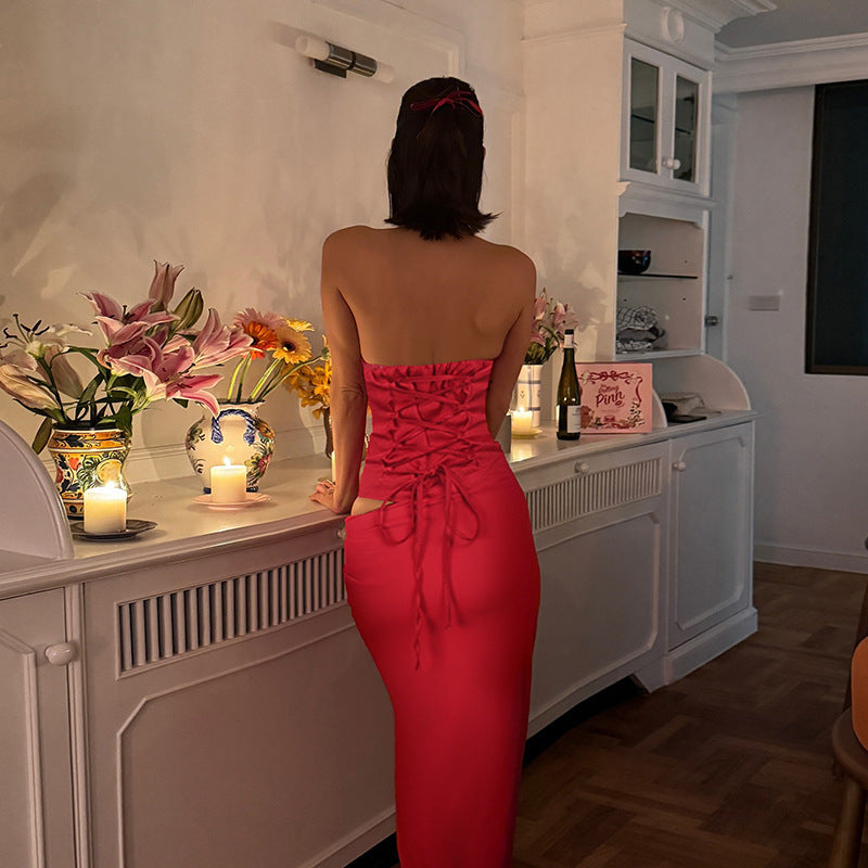 Tess Maxi Dress Red