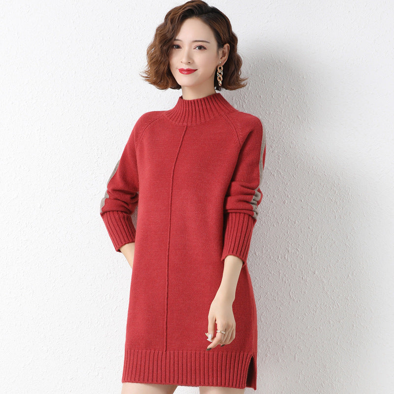 Smoky Mountain Sweater Dress Red FINAL