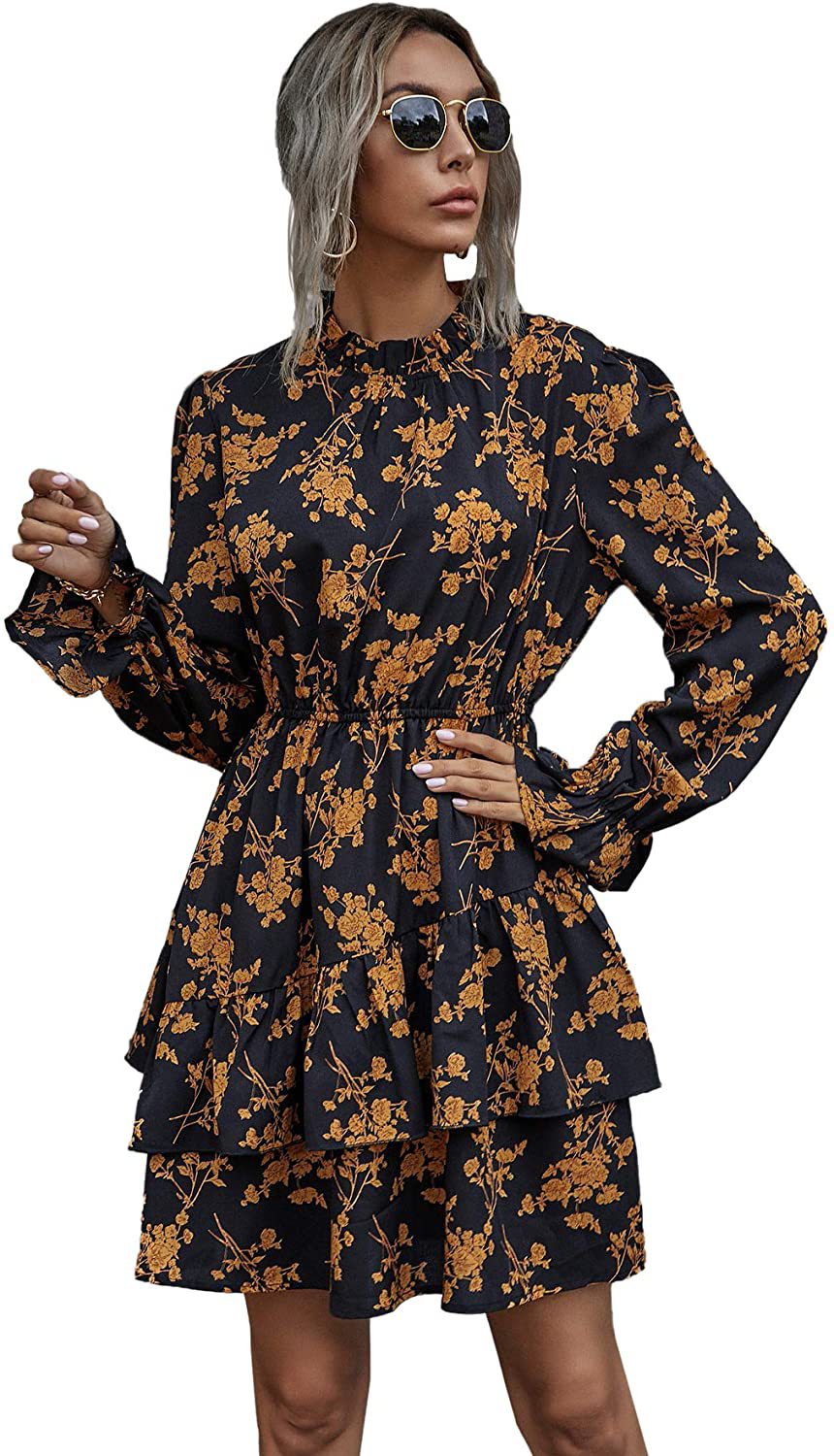 Confidently Me Adjustable Balloon Sleeve Dress FINAL