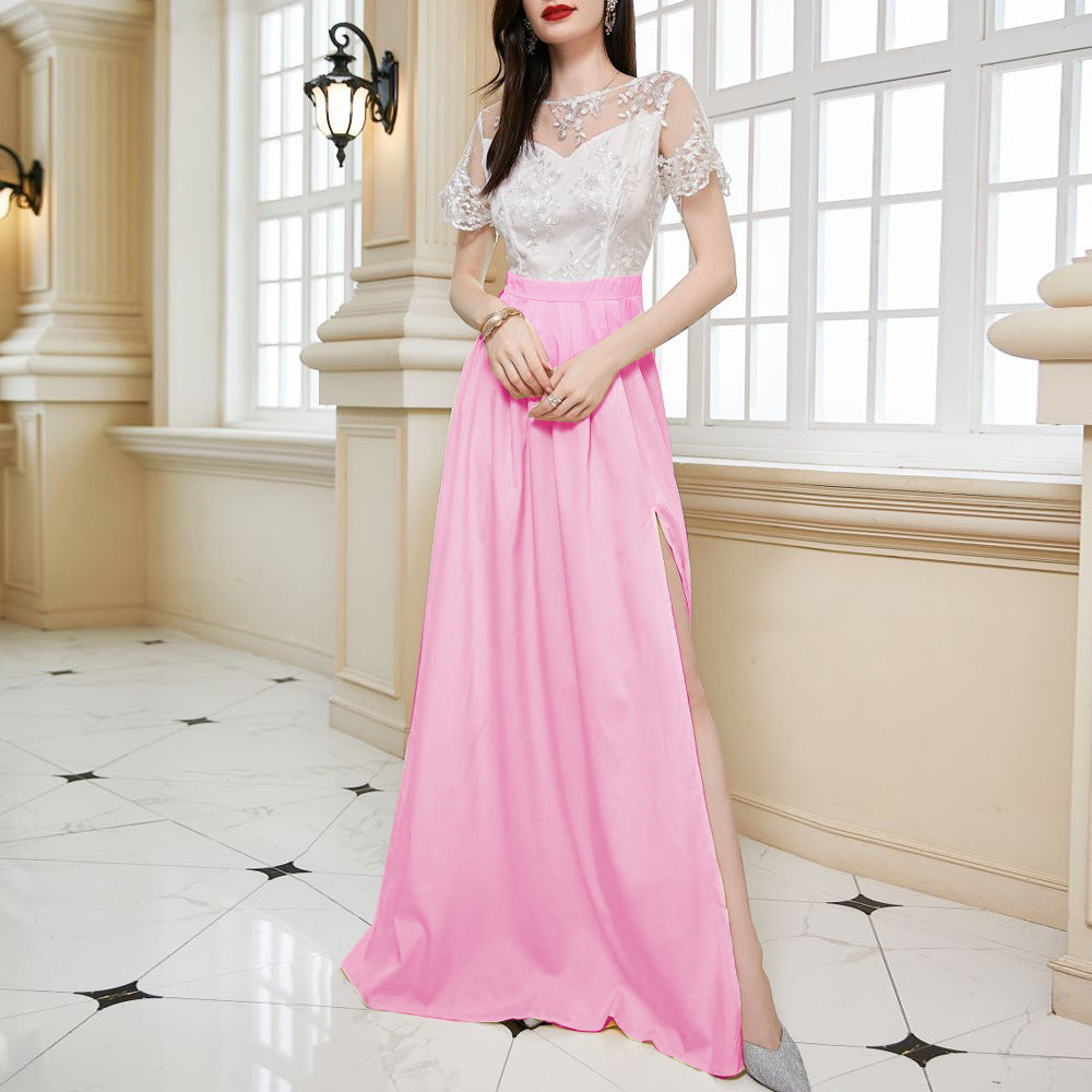Sexy Dress Autumn Lace Short Sleeve Wedding Bridesmaid Dress Cocktail Evening Dress