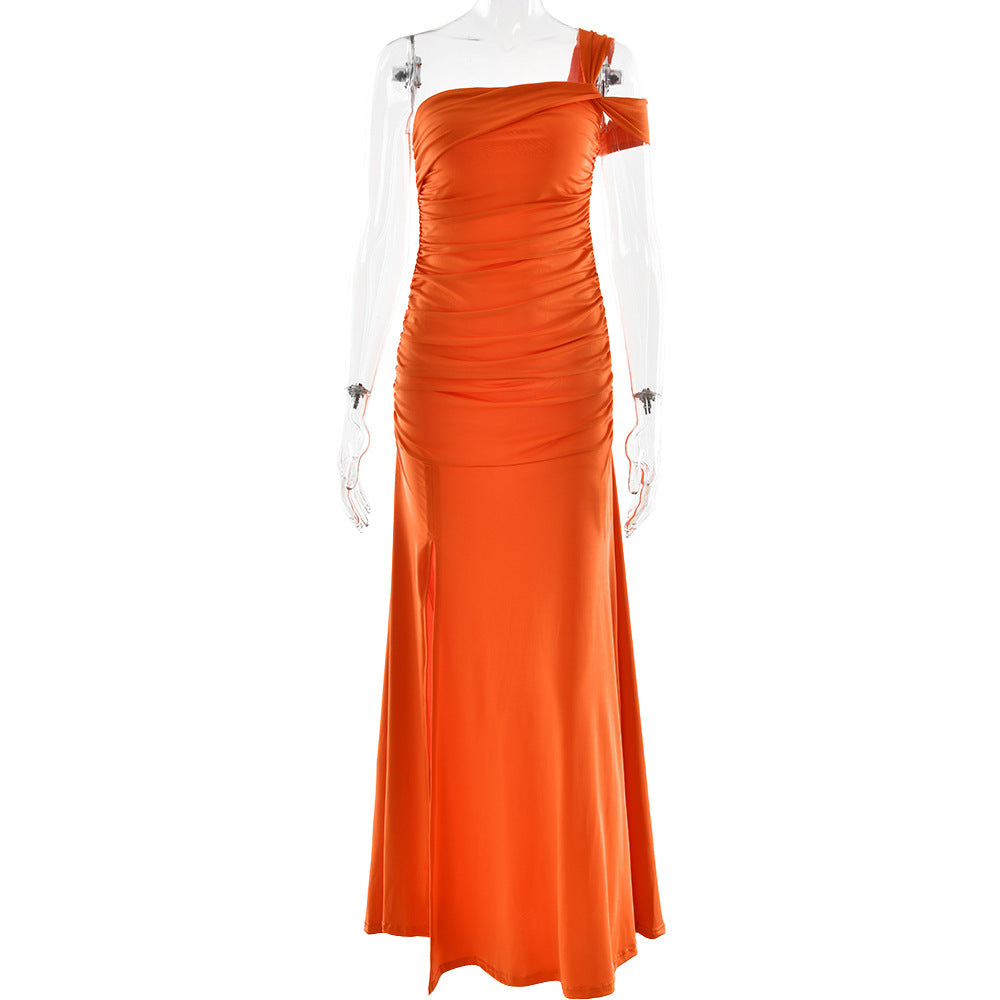 Elara Maxi Dress Orange